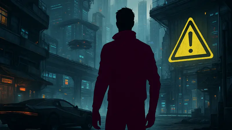 Арт из игры Cyberpunk 2077, символизирующий отмененное DLC и будущее сиквела
