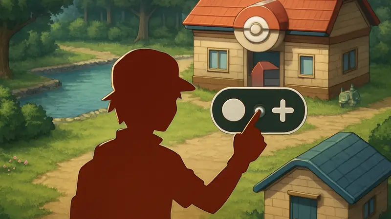 Скриншот из игры Pokemon FireRed или LeafGreen, демонстрирующий процесс софт-ресета