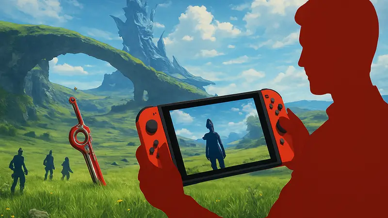 Игровой мир Xenoblade Chronicles: Definitive Edition на Nintendo Switch 2 с улучшенной графикой и производительностью.