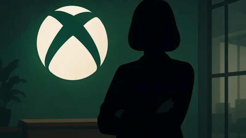 Аша Шарма, глава Xbox, на фоне логотипа Xbox, символизирующая корпоративные решения
