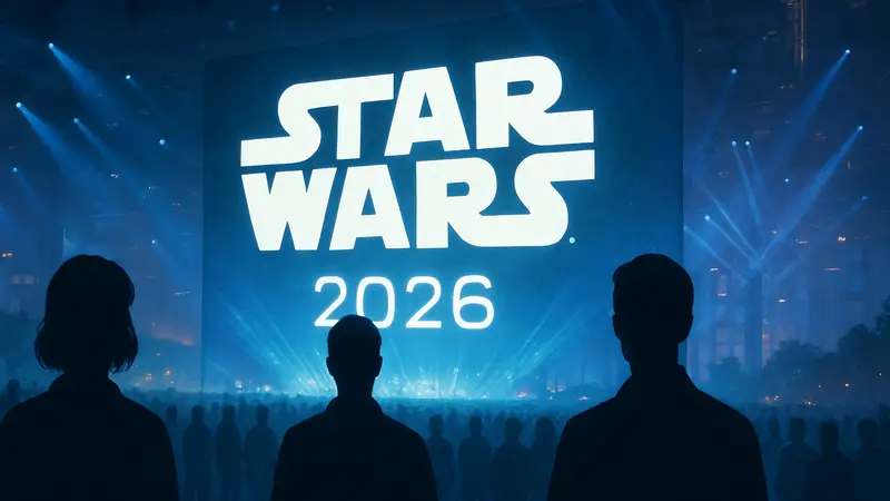 Логотип Star Wars на фоне Summer Game Fest 2026, символизирующий анонс новой игры