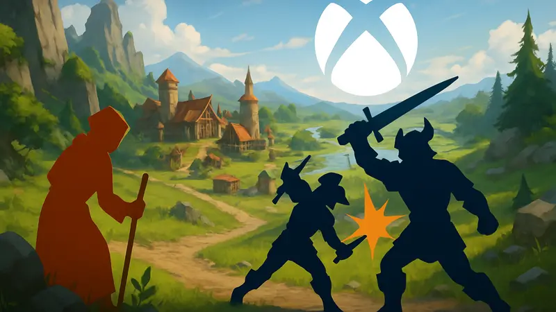 Скриншот игрового мира Albion Online, демонстрирующий битву или сбор ресурсов