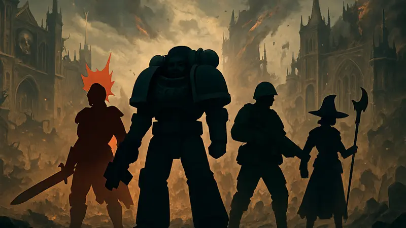 Герои Warhammer 40,000 и Age of Sigmar в игре Warhammer Survivors.