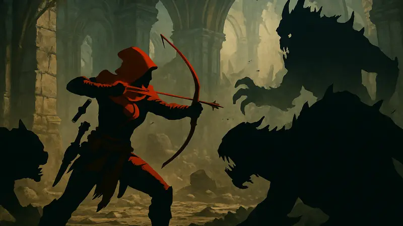 Персонаж Разбойника из Diablo 4 сражается с монстрами