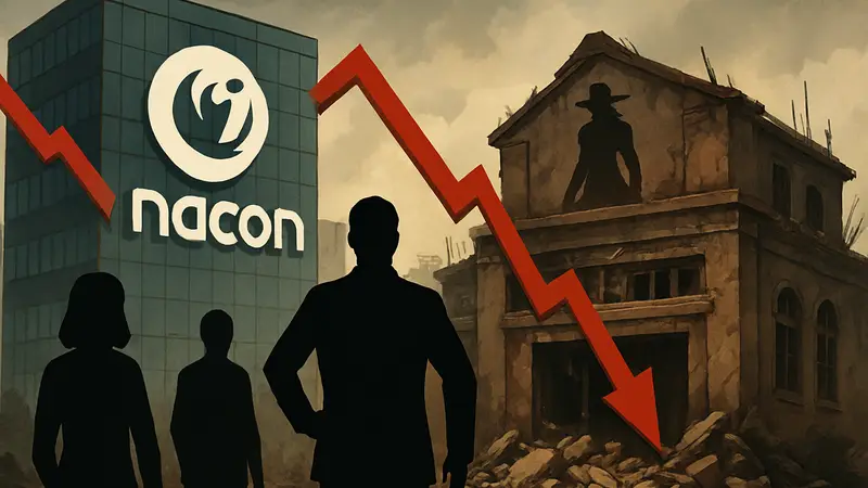 Логотип издателя Nacon на фоне банкротства игровых студий, таких как Spiders (Greedfall).