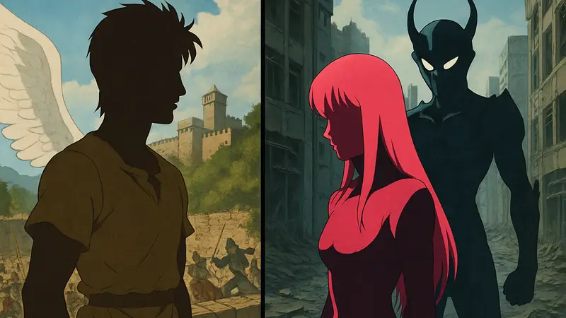 Постеры аниме Garzey's Wing и Mars of Destruction, символизирующие «плохие, но хорошие» фильмы.