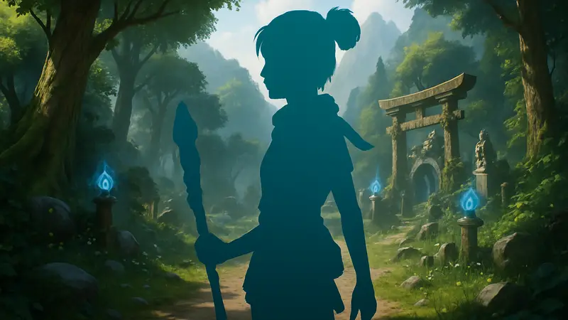 Главная героиня Kena: Bridge of Spirits, арт игры Кена