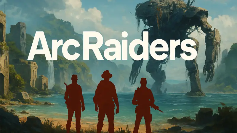 Логотип Arc Raiders на фоне игрового мира после обновления Riven Tides