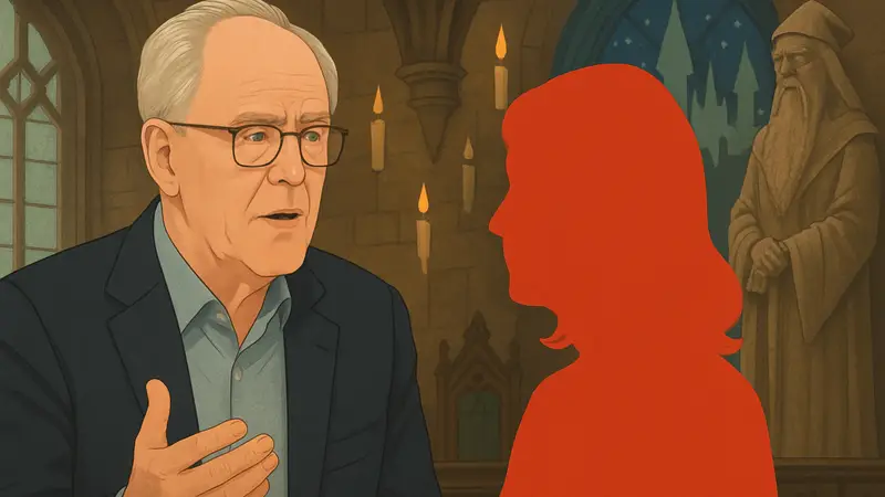 Актер Джон Литгоу, сыгравший Дамблдора, обсуждает взгляды Дж.К. Роулинг и контекст её заявлений.