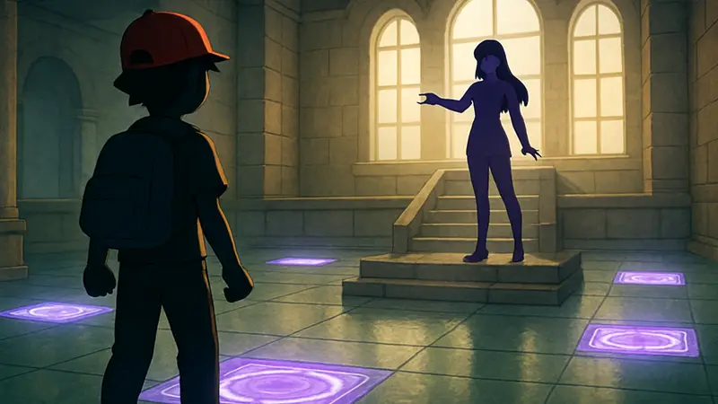 Pokemon FireRed & LeafGreen: Гим Саффрона, телепорты и Сабрина в зале гима