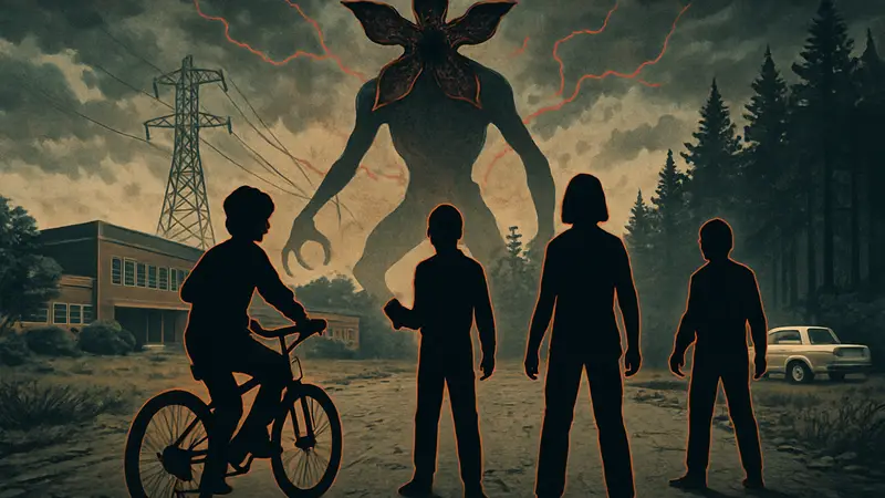 Обложка официального путеводителя Stranger Things, раскрывающего секреты и арты сериала