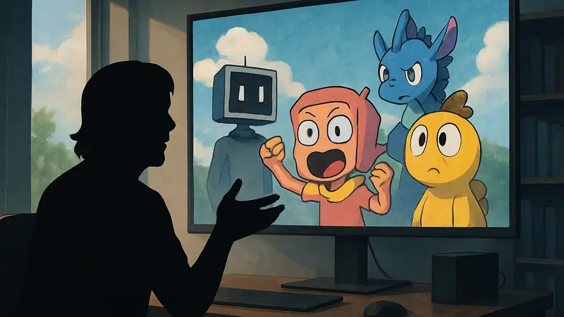 Арин Хэнсон рассказывает о создании анимационного сериала Gameoverse для Glitch Productions.