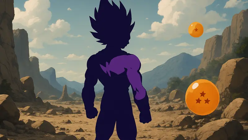 Вегета в новой мощнейшей форме «Ультра Эго» из аниме Dragon Ball.