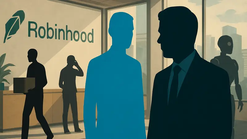 Сокращение штата в Robinhood, CEO Влад Тенев и влияние ИИ на рынок труда.