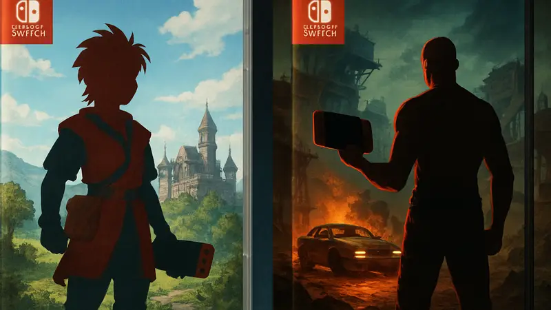 Обложки игр Dragon Quest VII Reimagined и Carmageddon: Rogue Shift для Nintendo Switch