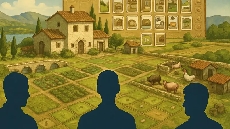 Игровое поле настольной игры «Ла-Гранха». Коллекционное издание на русском языке.