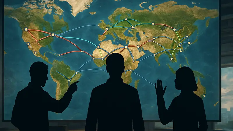 Игроки строят транспортные маршруты на глобальной карте в Worldwide Rush с новым мультиплеером.