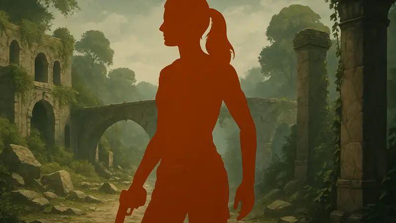 Софи Тёрнер в образе Лары Крофт для нового фильма Tomb Raider, меняющая классический образ героини