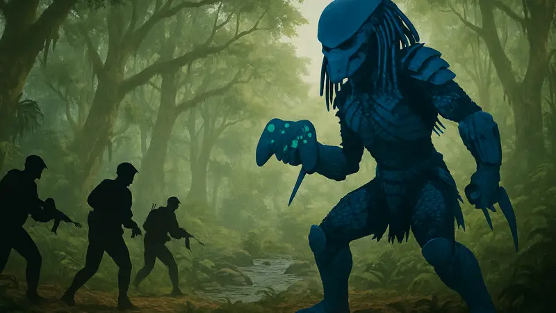 Predator Hunting Grounds, Хищник, игра на Xbox, скриншот геймплея.