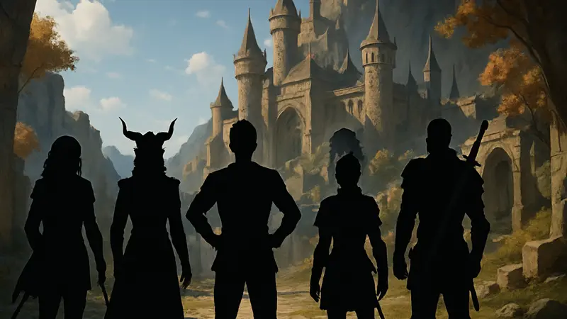 Компаньоны Baldur's Gate 3, демонстрирующие харизму и 'главный герой' вайб.