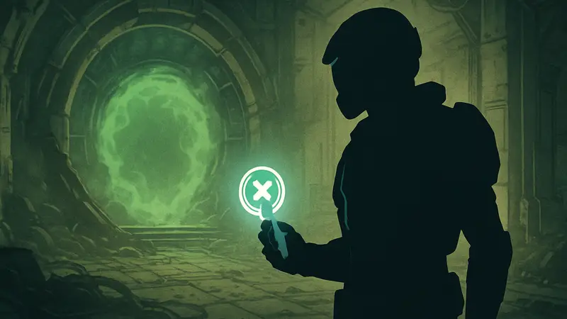 Игрок в Marathon использует Hazard Override Key для прохождения испытания Tox Clears