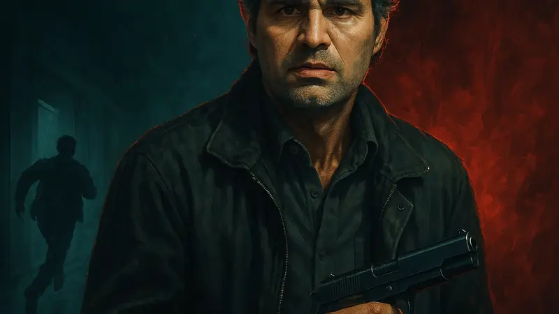 Кадр из сериала 'Task' с Марком Руффало или постер триллера.