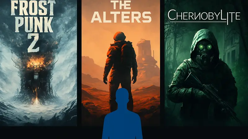 Обложки игр Frostpunk 2, The Alters, Chernobylite 2 в бандле Fanatical.