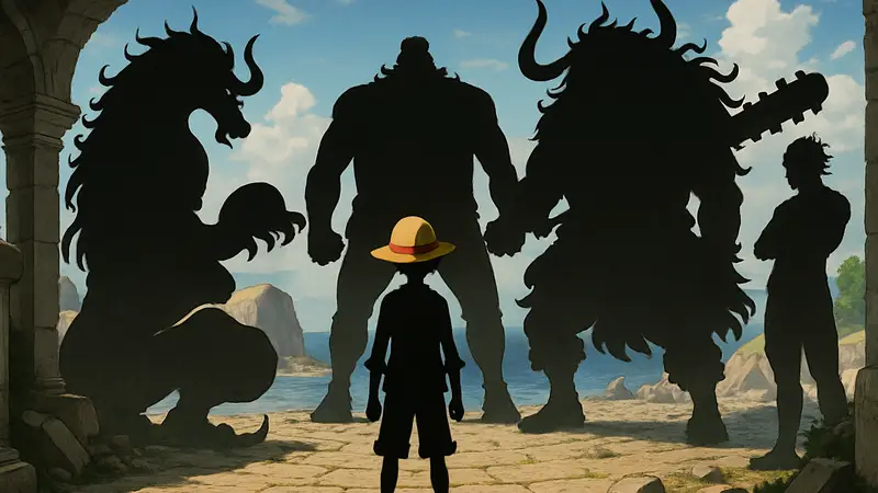 One Piece: изображение Джой Боя или его предполагаемых врагов. One Piece, Джой Бой, враги, аниме, манга.