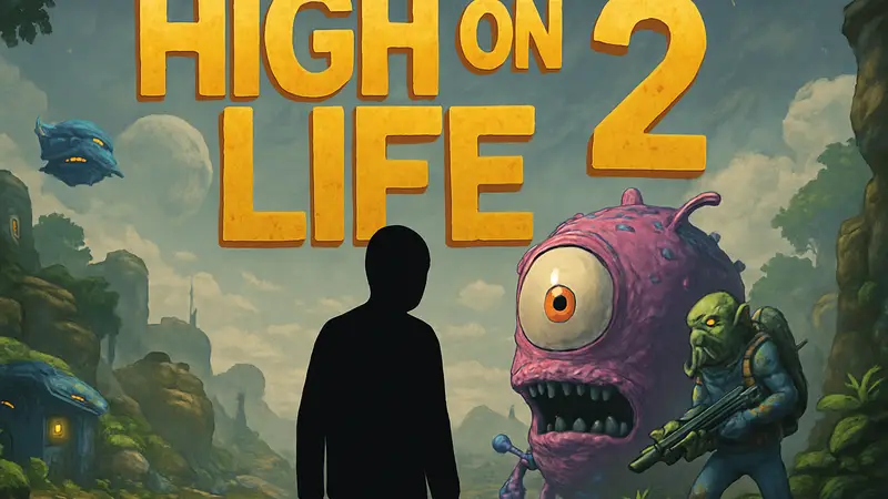 Обложка High on Life 2, символизирующая критическое восприятие игры после обзора.
