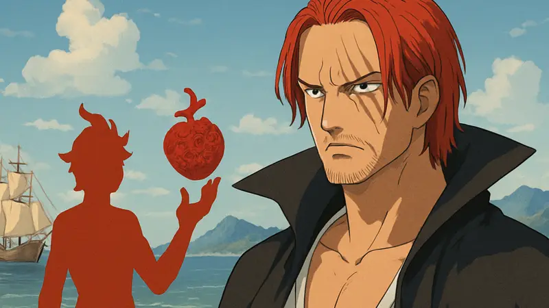 Шанкс из One Piece с красными волосами, теория мифического фрукта Зоан