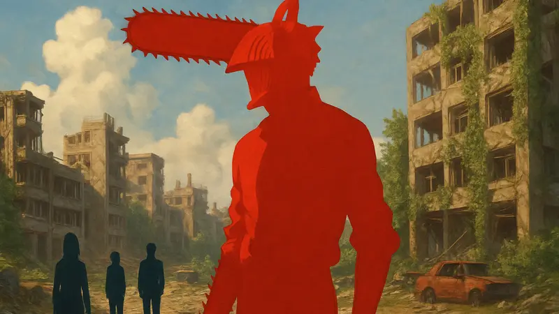 Обложка 24 тома манги Chainsaw Man, раскрывающая будущее сюжета.