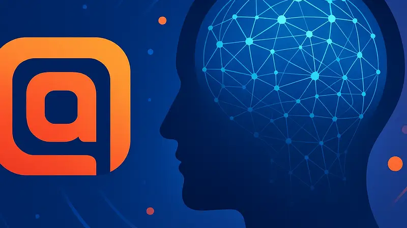 Логотип AMI Labs или схематическое изображение концепции 'модели мира' искусственного интеллекта