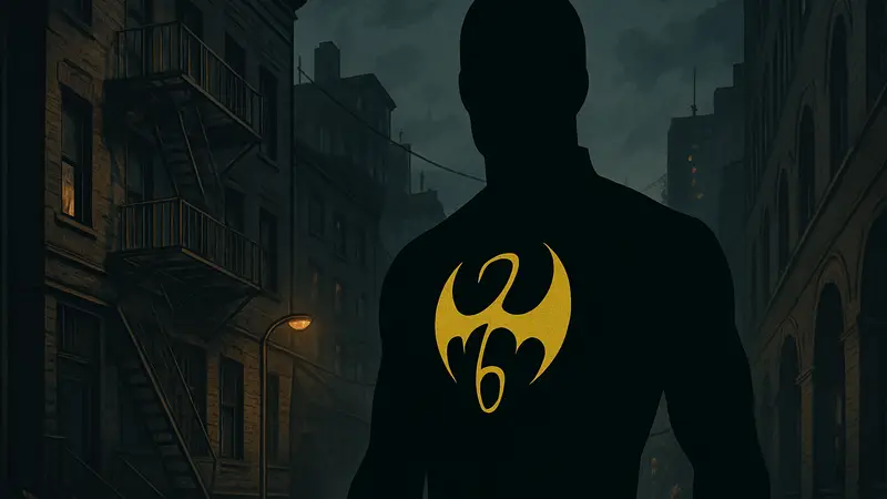 Актёр Финн Джонс в образе Железного Кулака из сериала Marvel