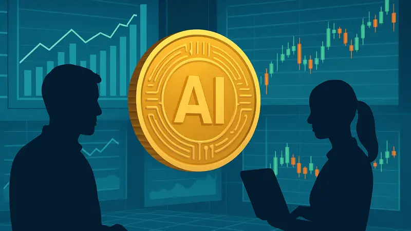 AI токены как новая форма компенсации для инженеров в технологической индустрии на фоне графиков.