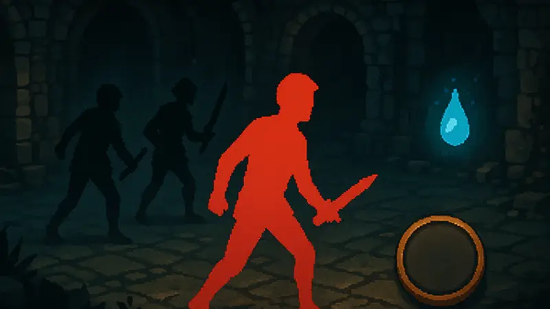 Скриншот игрового процесса Vampire Crawlers с кнопкой Hurry и реликвией Слезы Волшебницы.