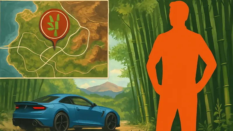 Forza Horizon 6 карта локации бамбук Bamboo Bash испытание машина