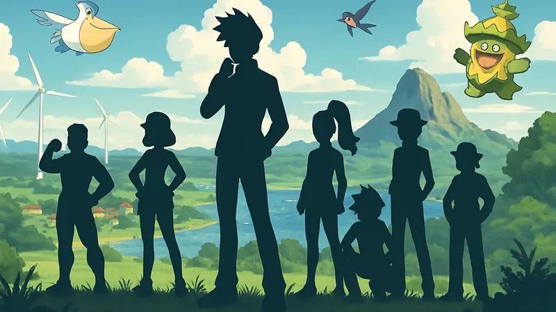 ТОП-7 сильнейших тренеров Покемонов региона Хоэнн, включая Чемпиона Стивена Стоуна и других Лидеров Стадионов.