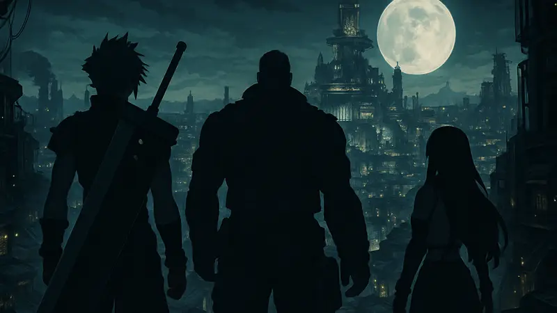 Кадр из Final Fantasy 7 Remake 3, демонстрирующий высококачественную графику и персонажей.