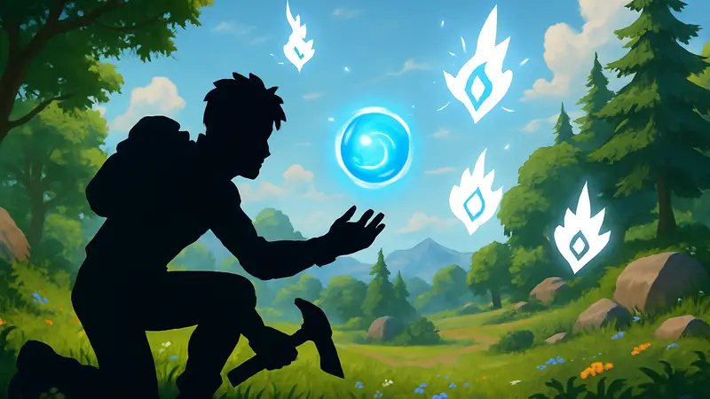 Игрок Fortnite собирает спрайты во время события Mastery Monday
