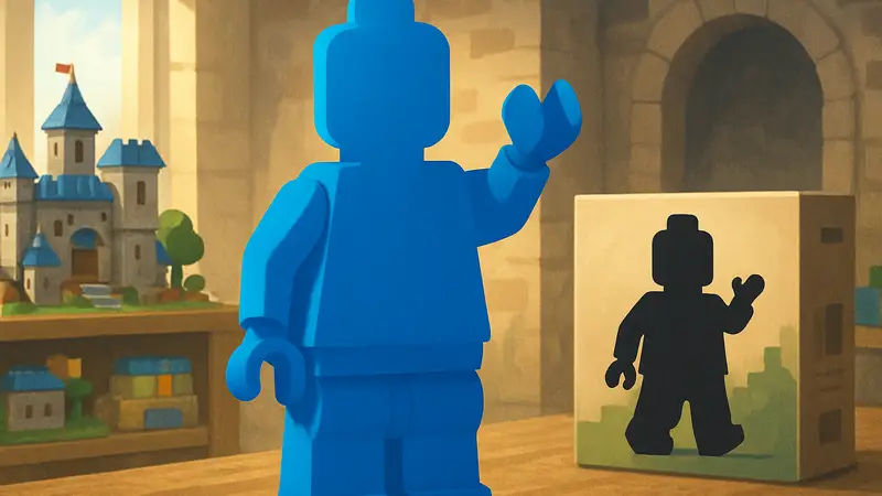 Изображение предполагаемой второй LEGO минифигурки Pokemon из утечки, возможно, в наборе 2-в-1.