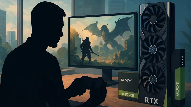 Обзор видеокарты PNY GeForce RTX 5070 Ti 16 ГБ OC для игр