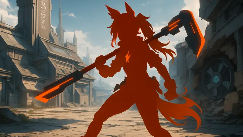 Героиня Росси из Arknights: Endfield демонстрирует свои боевые навыки и снаряжение в игре.