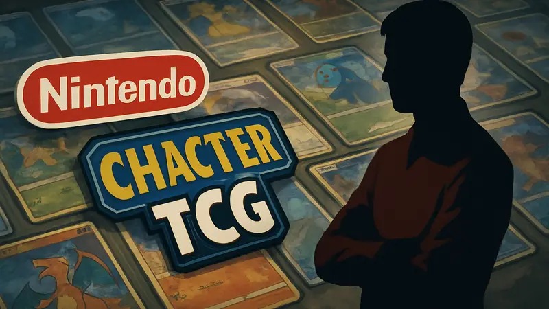 Логотип Pokemon TCG на фоне коллекционных карт. Nintendo против спекулянтов