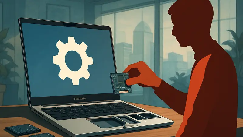 Модульный ноутбук Framework с возможностью апгрейда, как символ устойчивых технологий в эпоху ИИ.