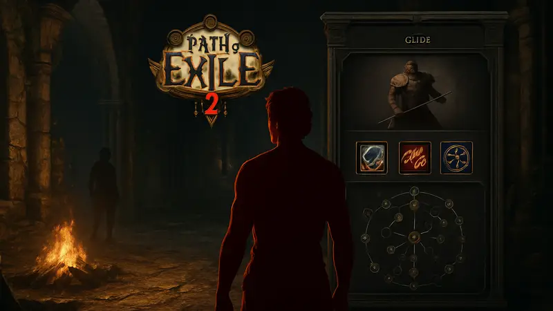 Скриншот Path of Exile 2 с интегрированными гайдами по билдам
