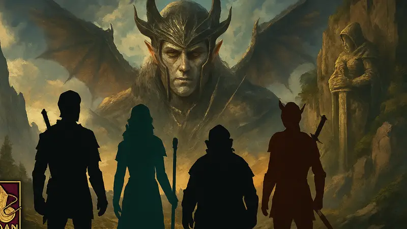 Обложка игры Baldur's Gate 3 с логотипом Larian Studios и героями
