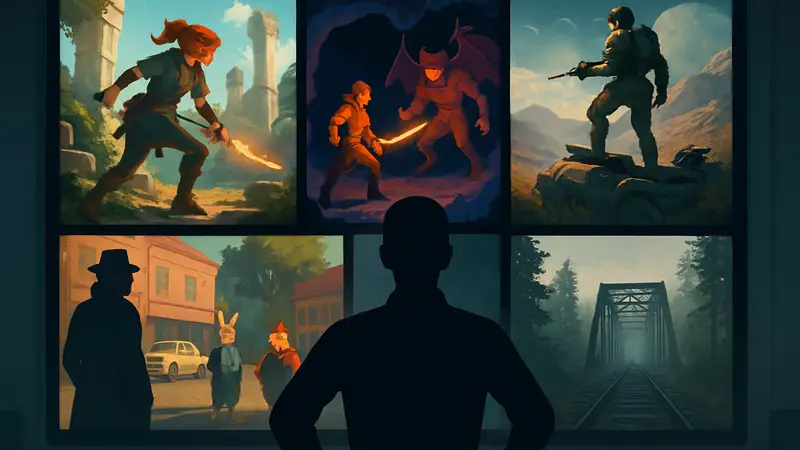 Обложки и скриншоты пяти новых игр, которые вышли в Steam в 2026 году.