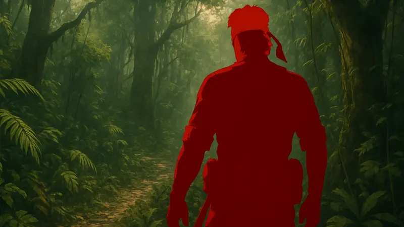 Нейкед Снейк (Naked Snake) в джунглях, кадр из ремейка Metal Gear Solid Delta: Snake Eater