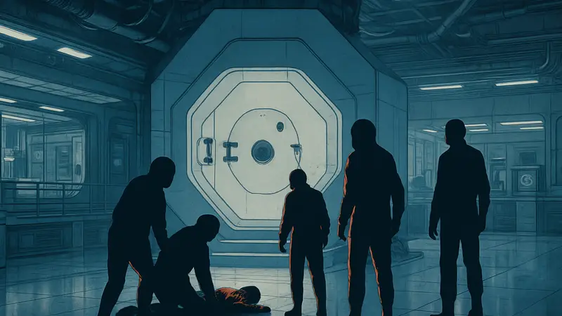 Постер фильма The Andromeda Strain 1971 года, научно-фантастический триллер