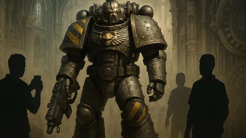 Детализированная фигурка Превиана из легиона Железных Воинов от JoyToy, Warhammer The Horus Heresy.